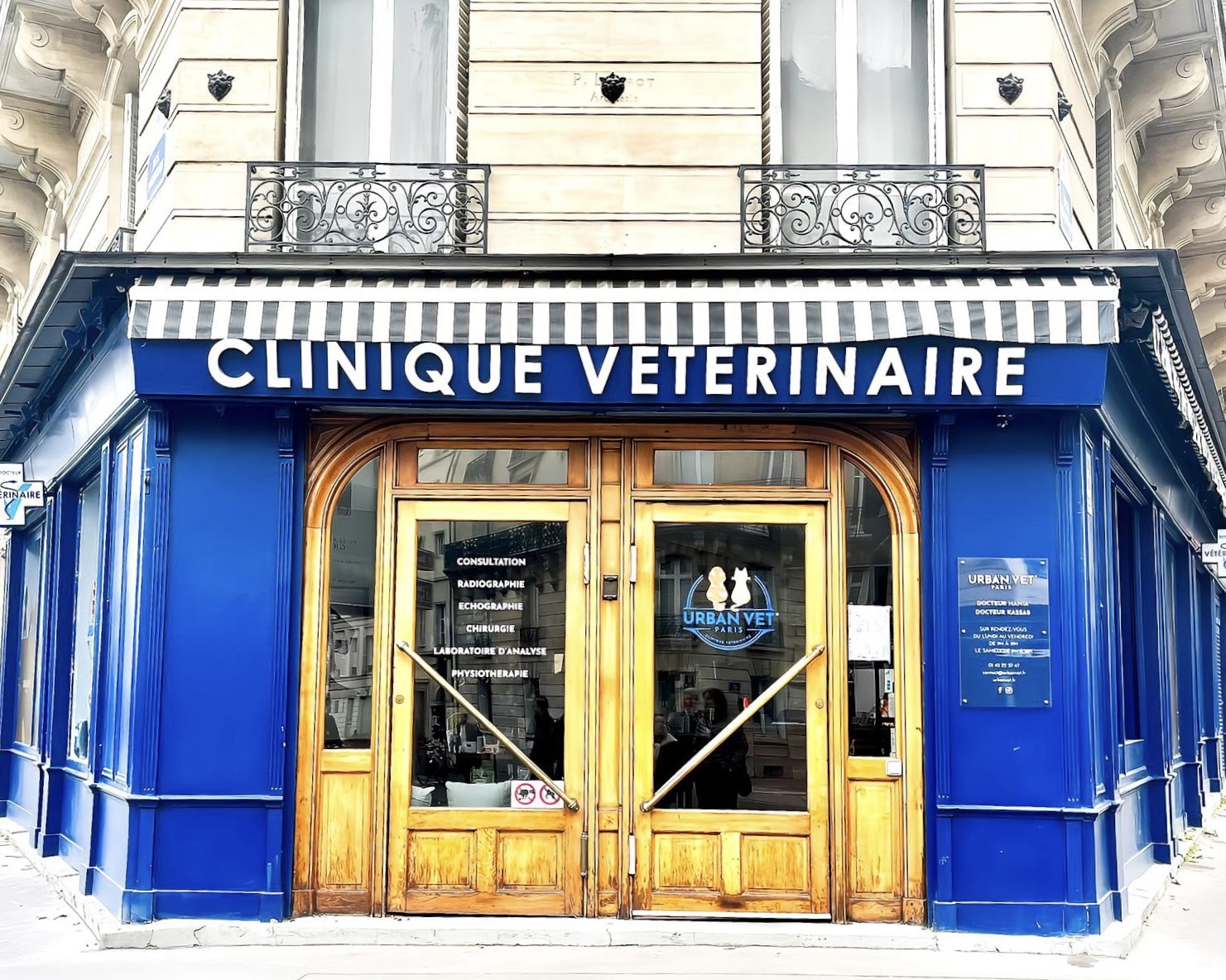 Devanture clinique vétérinaire Urban Vet